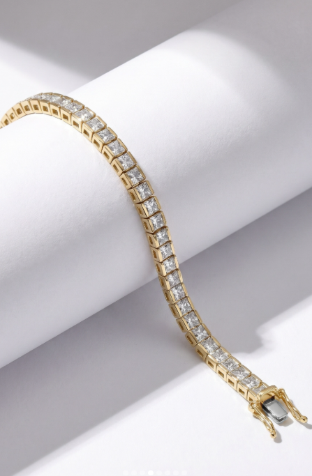 Bridal Tennis Bracelet — view 5