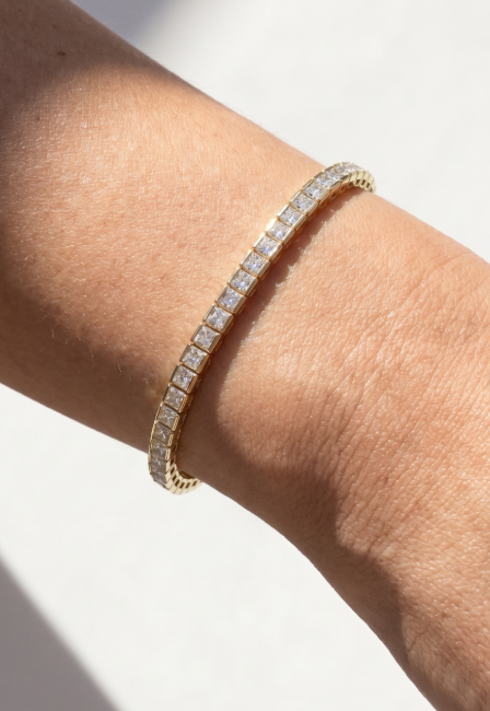 Bridal Tennis Bracelet — view 6