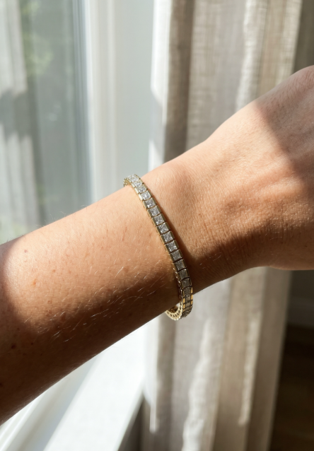 Bridal Tennis Bracelet — view 7