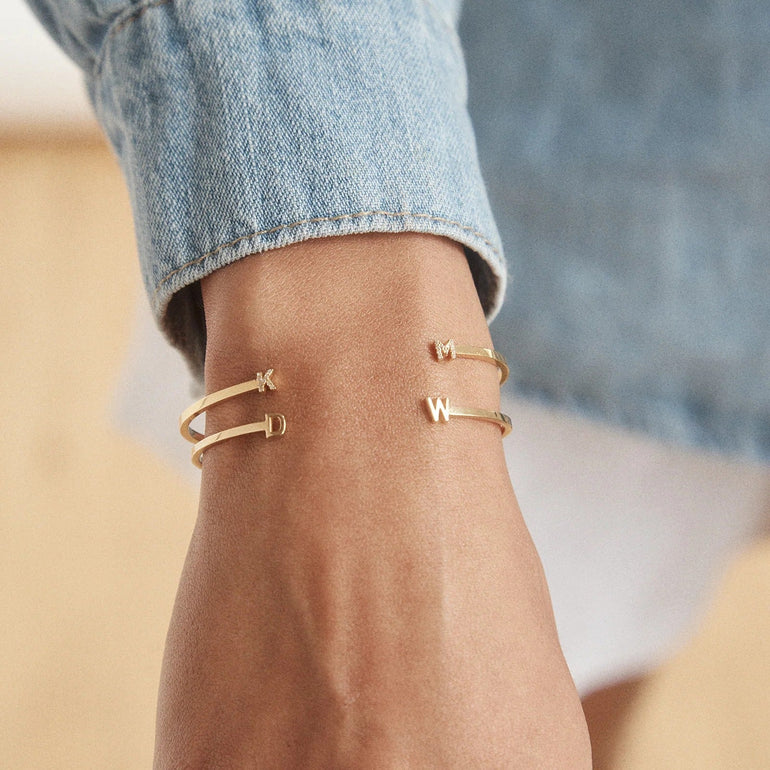 Structured Gold Cuff — view 2