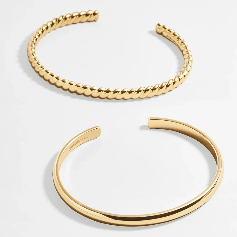 Sleek Open Cuff Bracelet — view 2