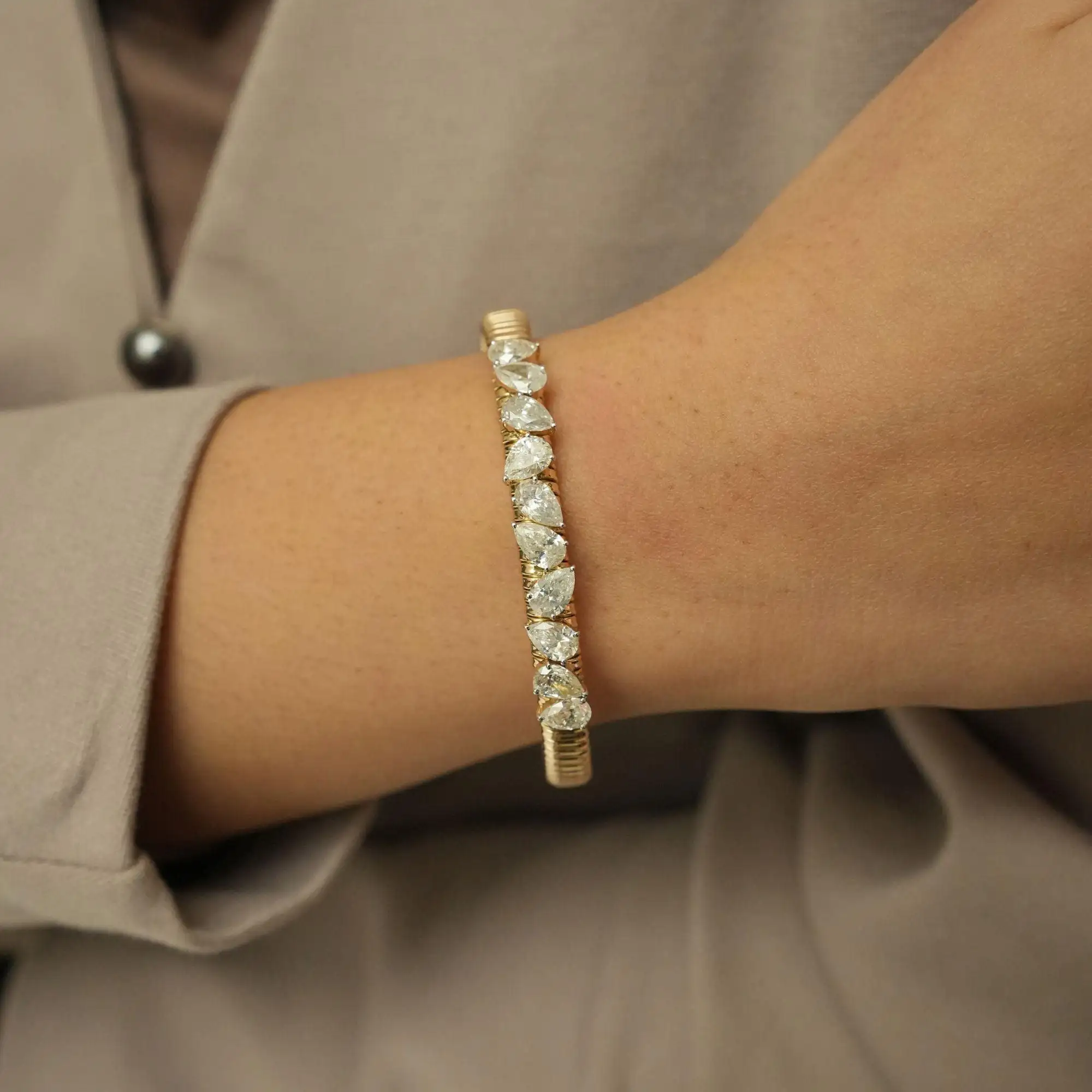Bold Statement Cuff Bracelet — view 5
