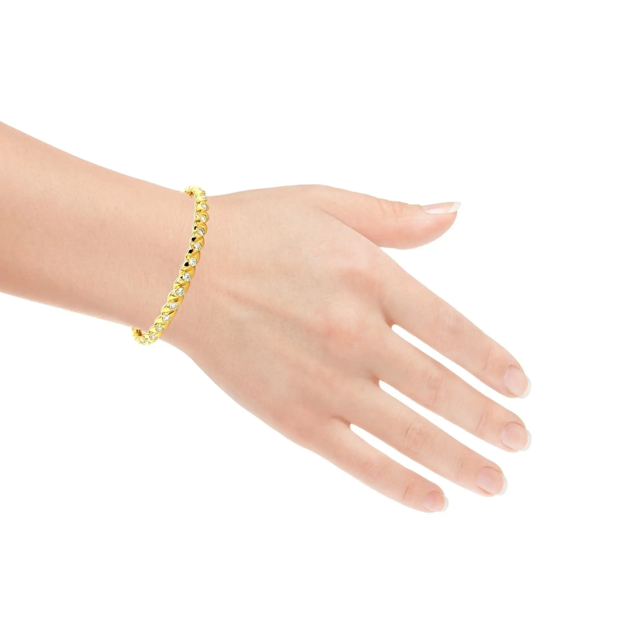 Textured Cuff Bracelet — view 5