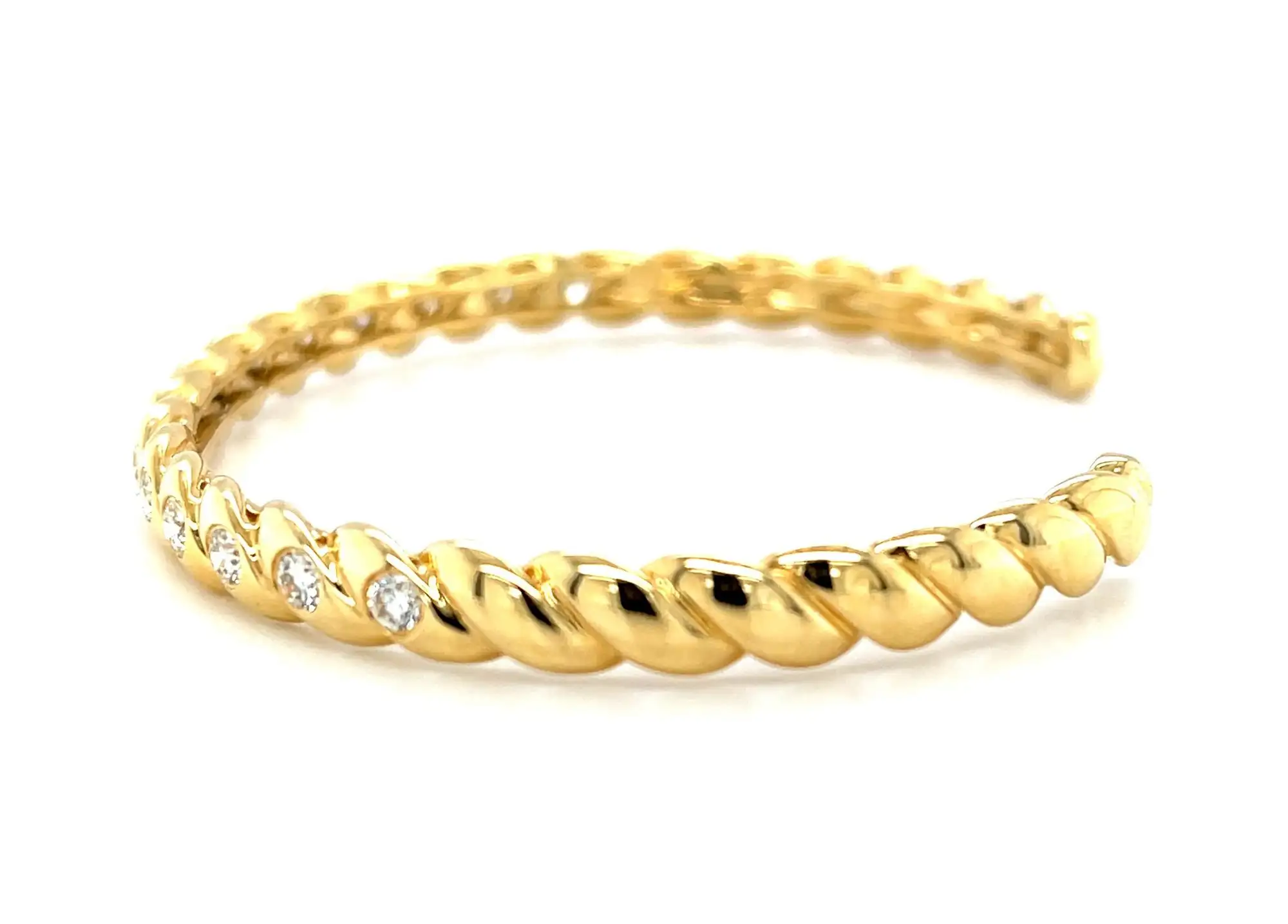 Textured Cuff Bracelet — view 3