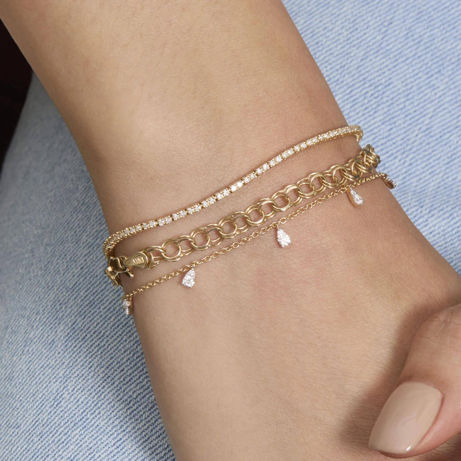 Layered Charm Bracelet — view 5