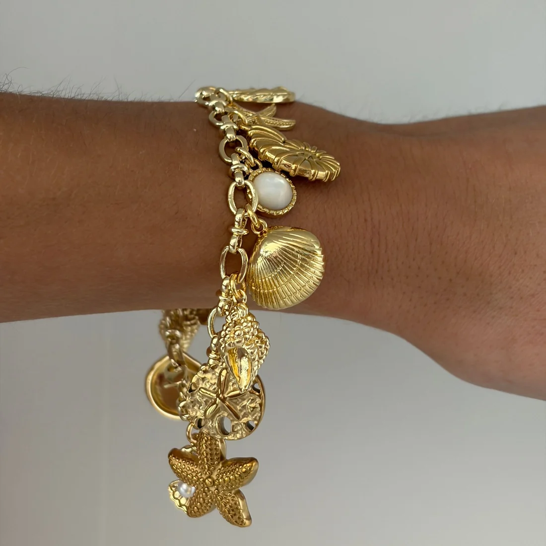 Beaded Charm Bracelet — view 3
