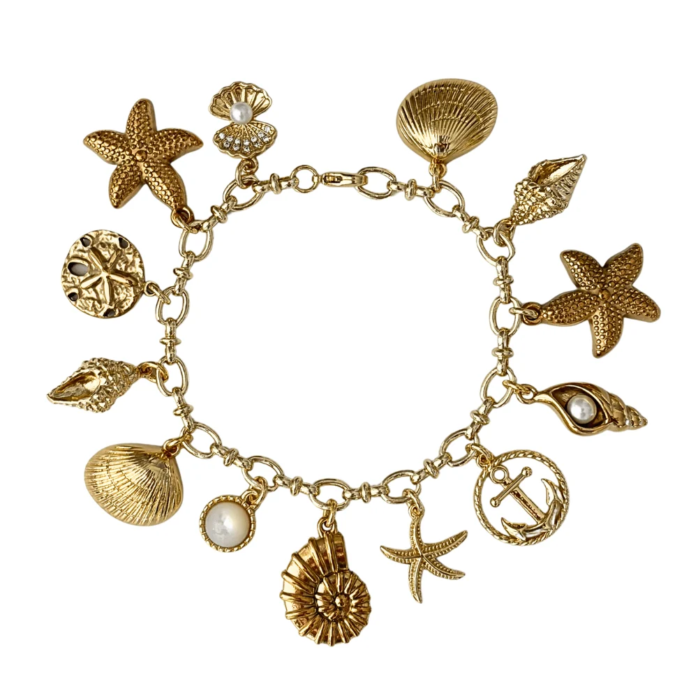 Beaded Charm Bracelet — view 2