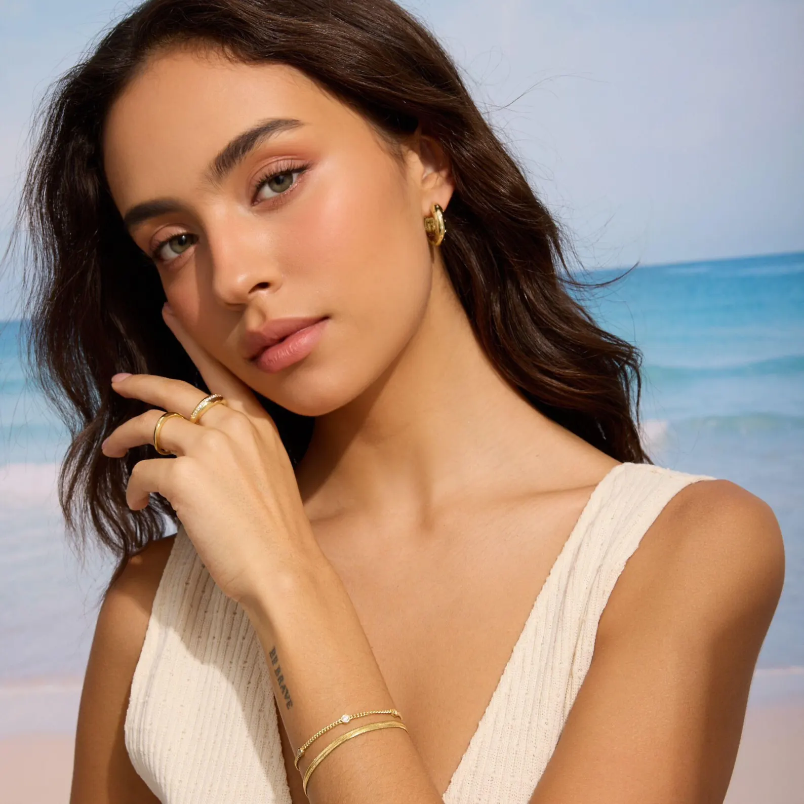 Modern Link Chain Bracelet — view 6