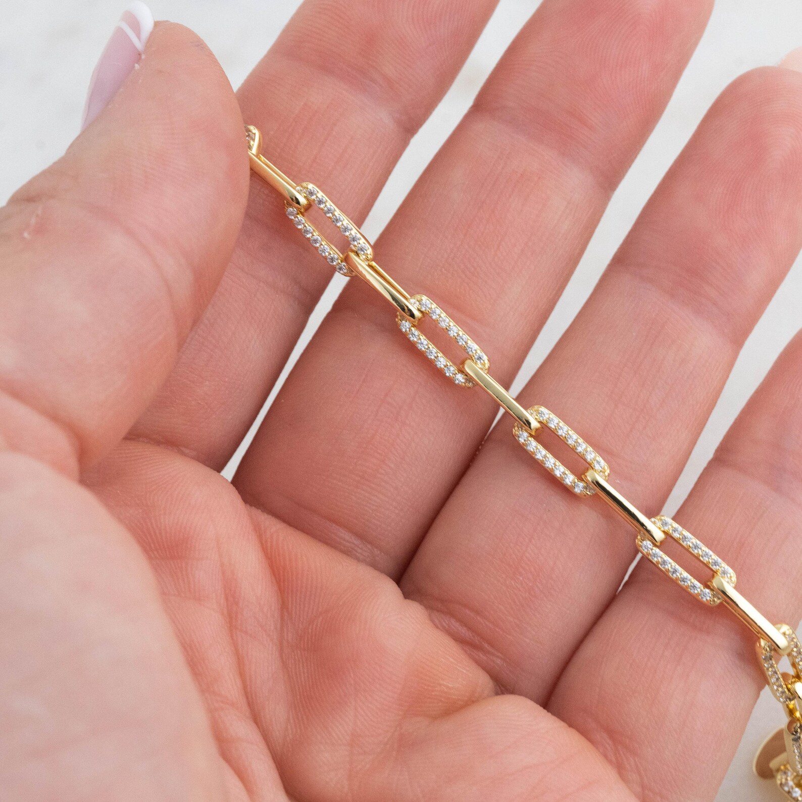 Classic Chain Link Bracelet — view 5