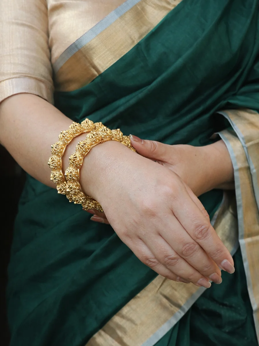 Classic Gold Kada Bangle — view 2