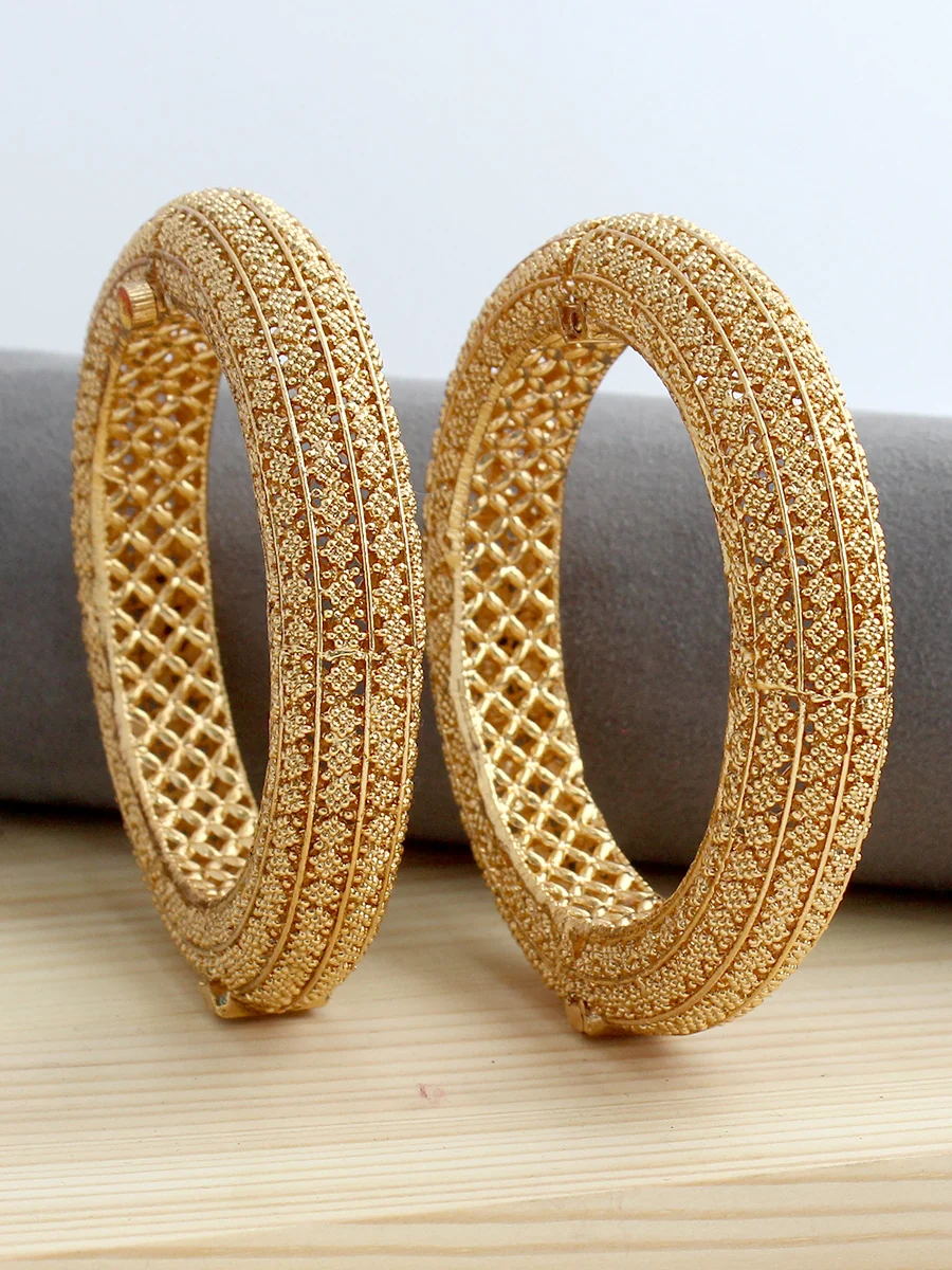 Antique Finish Kada Bangle — view 2