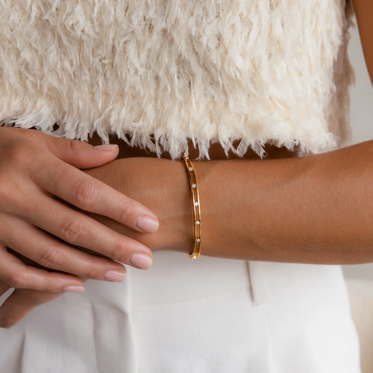 Fine Diamond Bangle — view 5