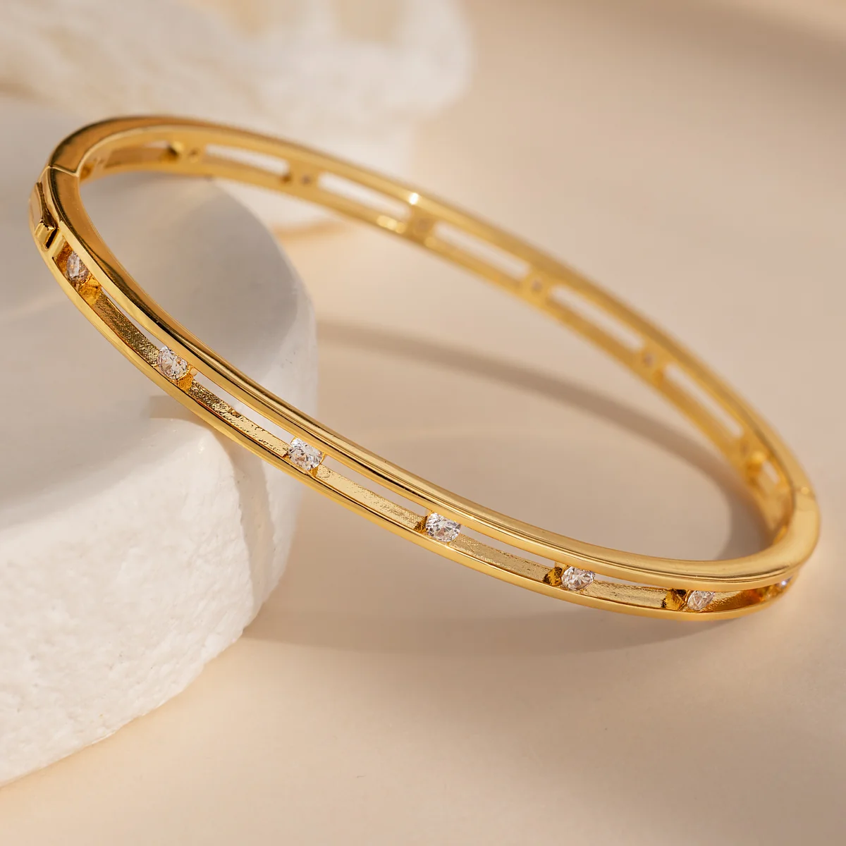 Fine Diamond Bangle