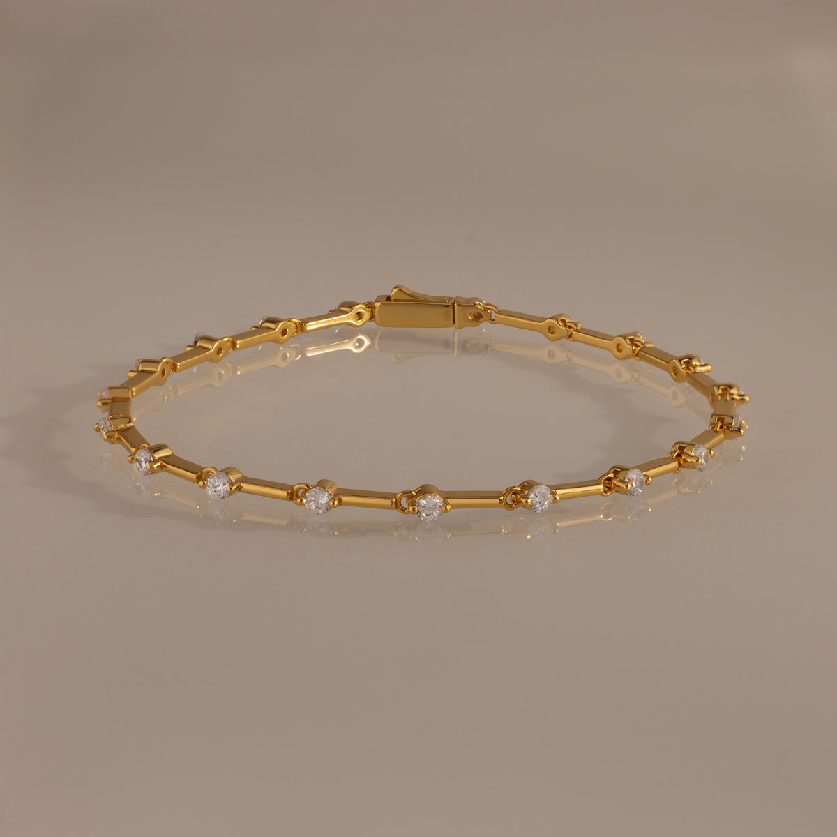 Slim Diamond Bangle