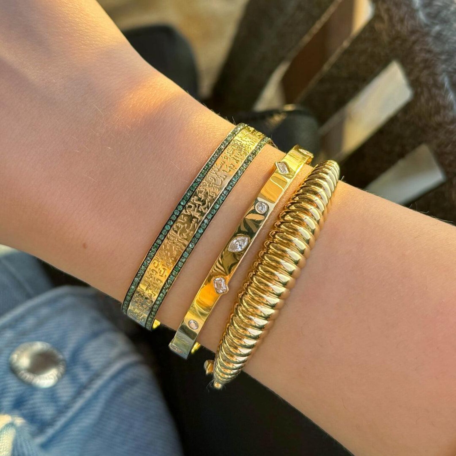 Everyday Diamond Bangle — view 6