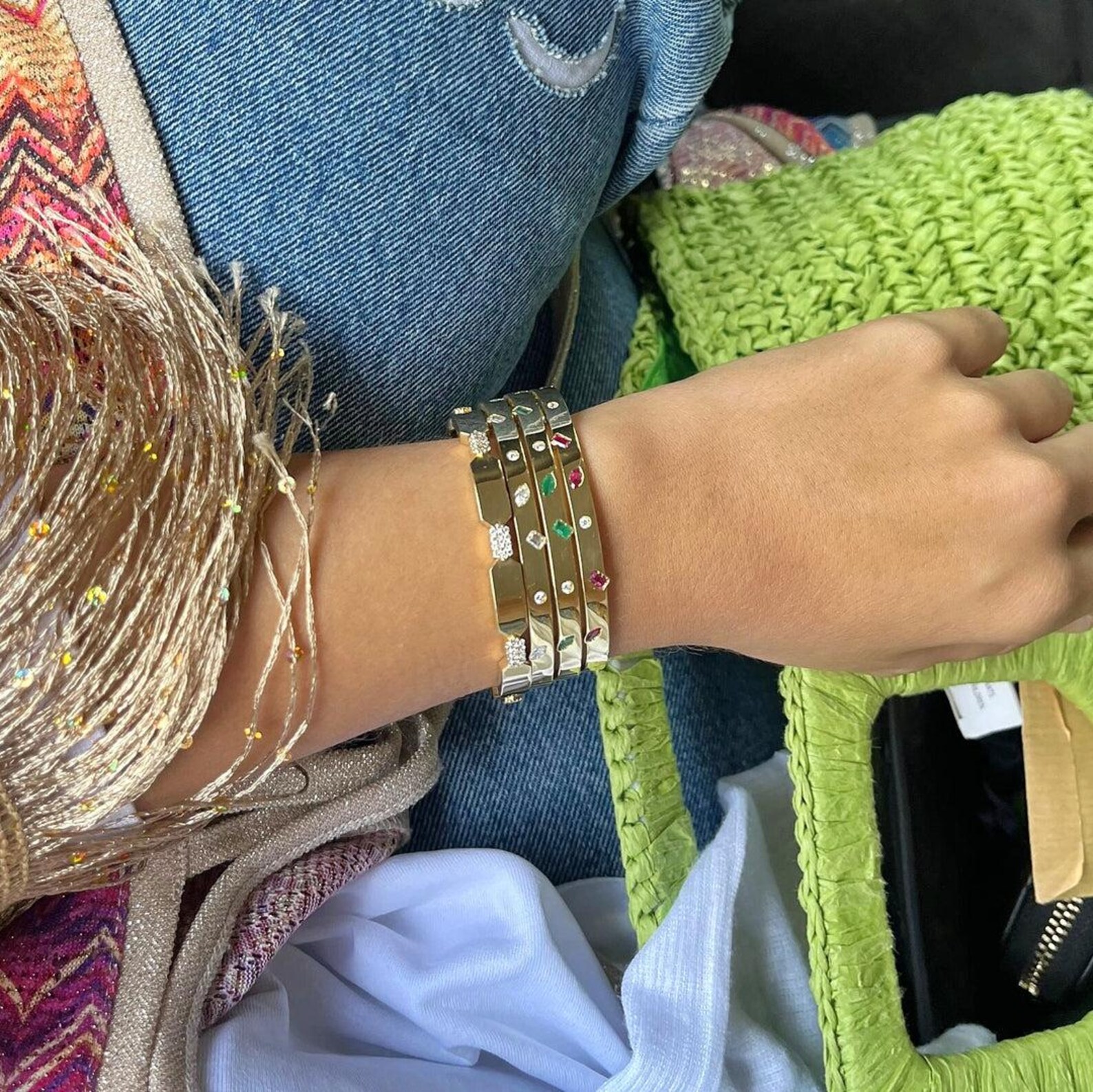 Everyday Diamond Bangle — view 4