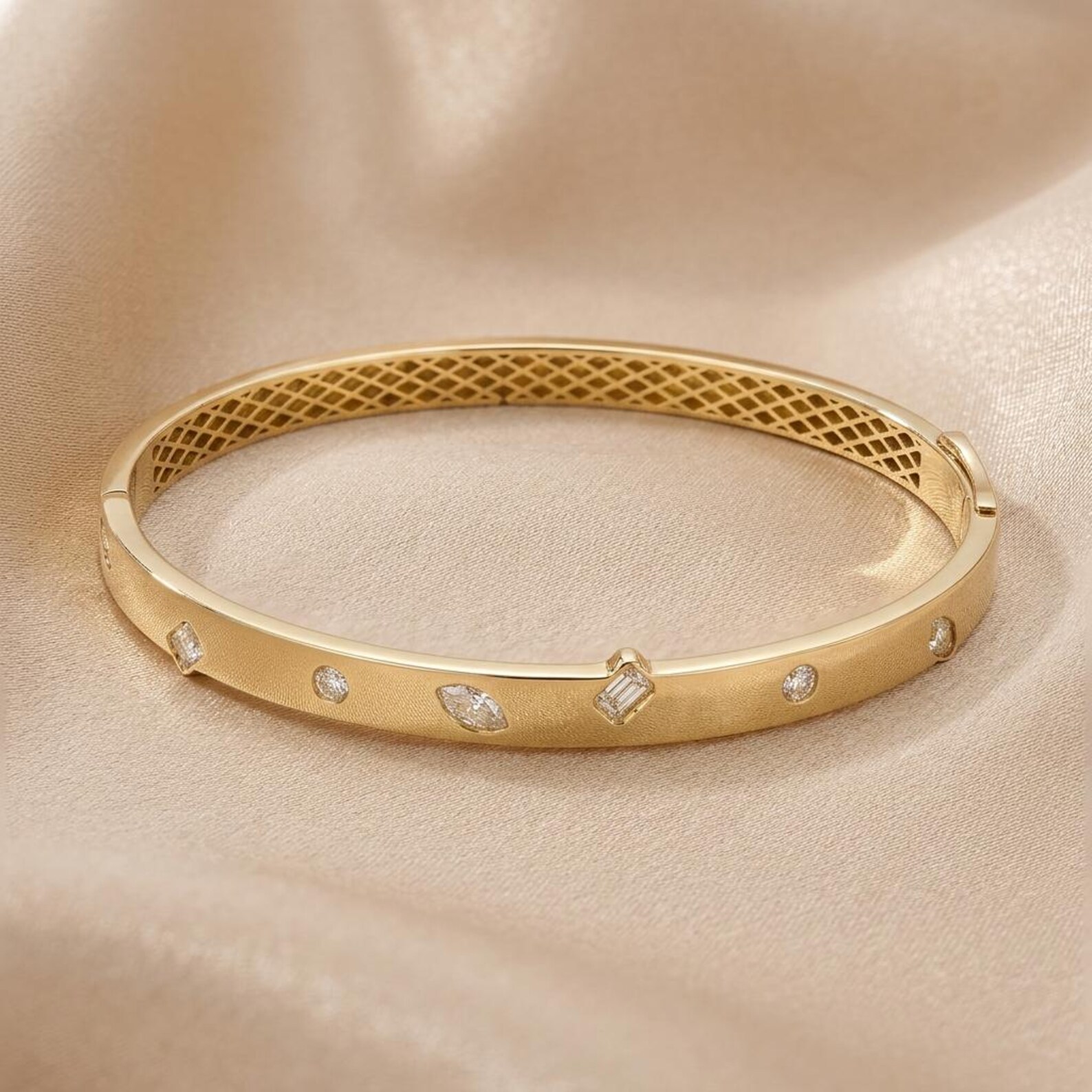 Everyday Diamond Bangle — view 2