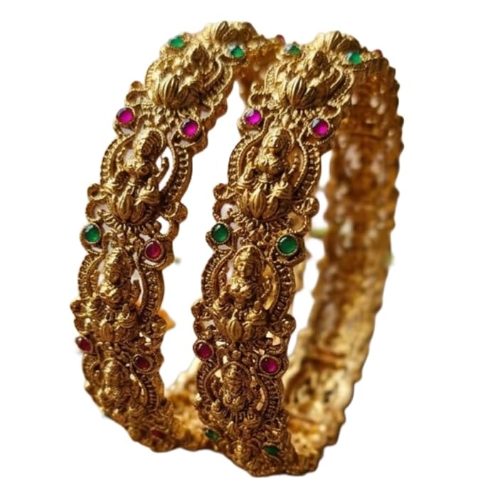 Antique Temple Bangle Pair