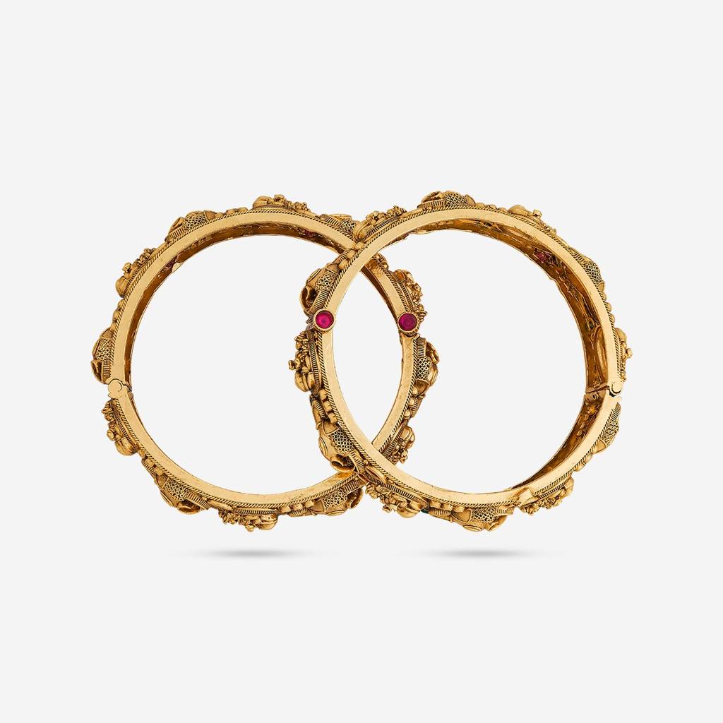 Classic Antique Finish Bangle — view 4