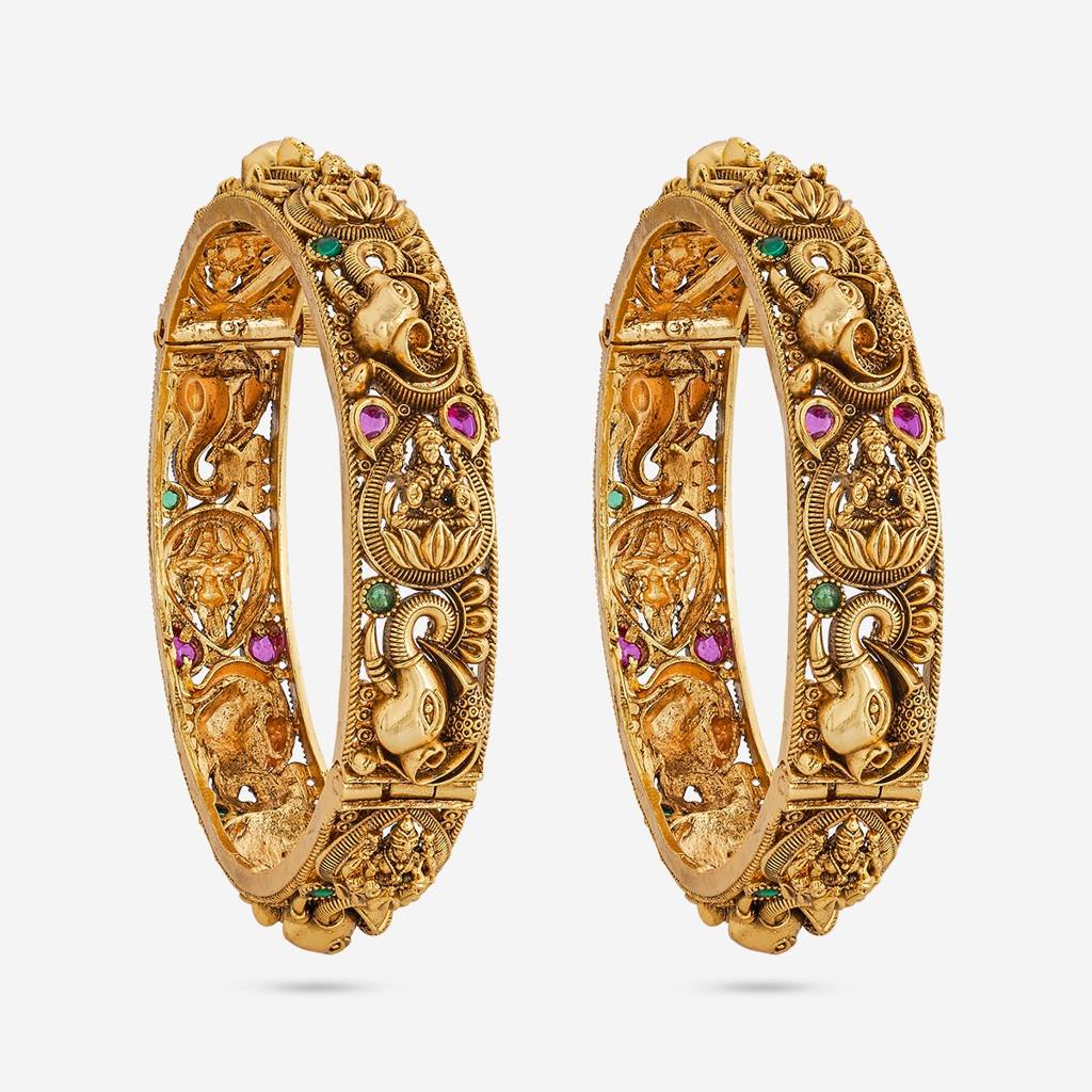 Classic Antique Finish Bangle — view 2