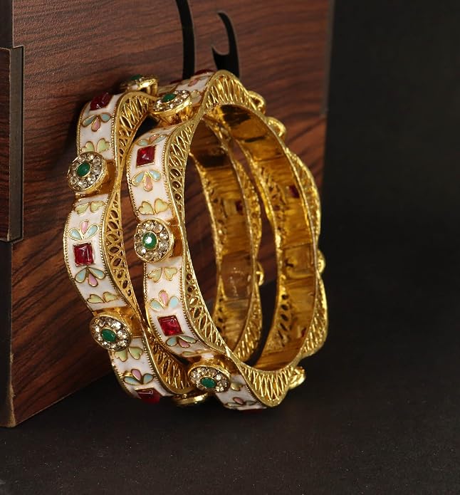 Festive Meenakari Bangle — view 2