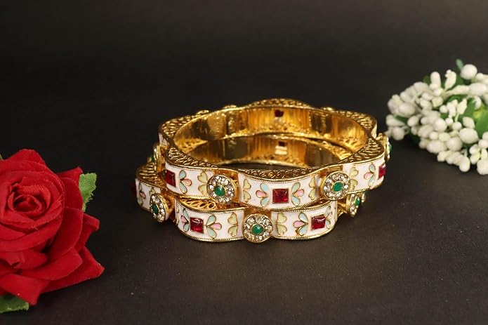 Festive Meenakari Bangle — view 3