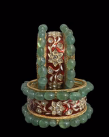 Enamel Work Bangle Pair