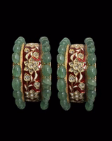 Enamel Work Bangle Pair — view 2