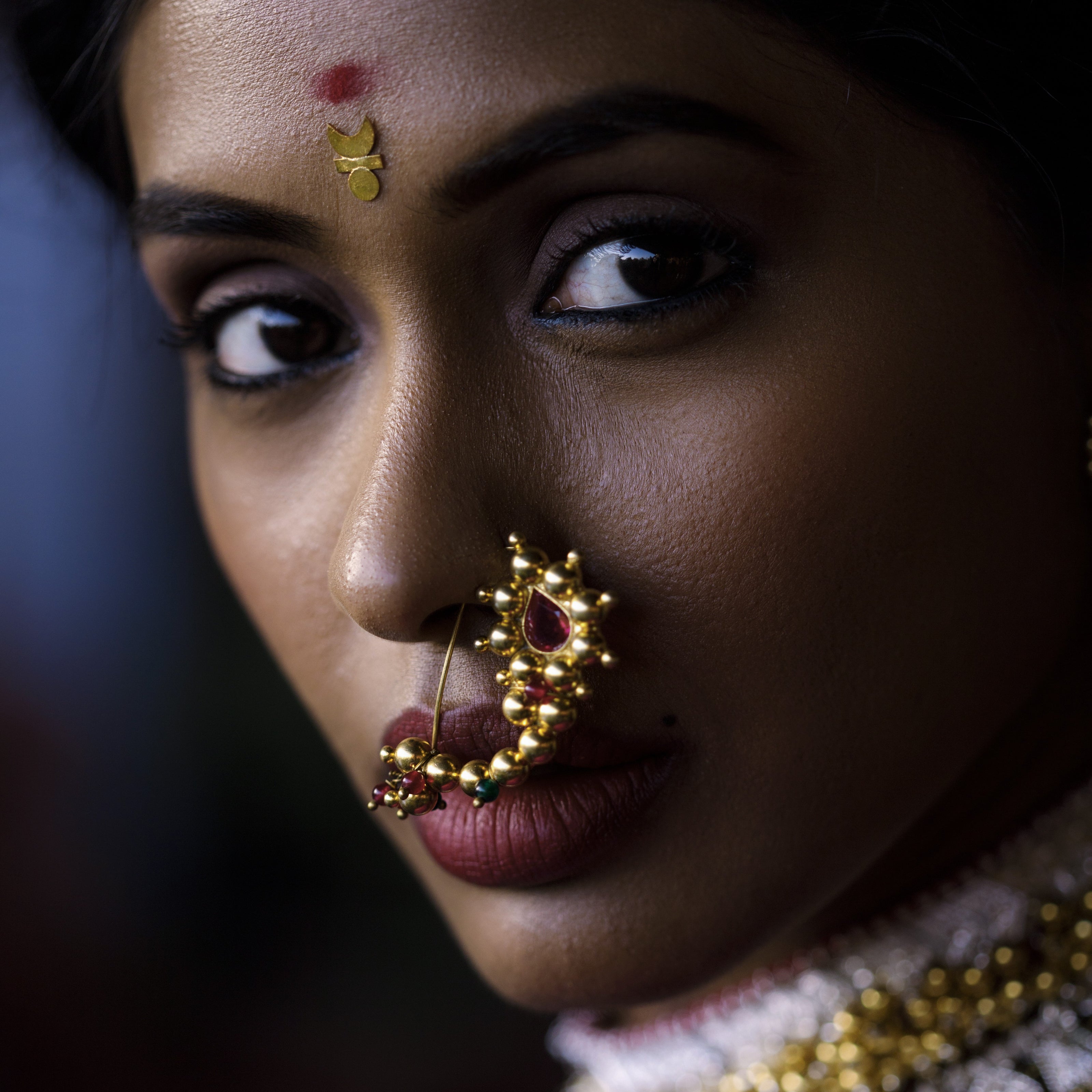 Maharashtrian Bridal Nath — view 2