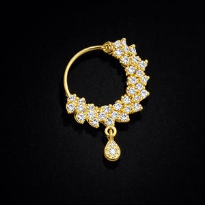 Meenakari Clip-On Nath — view 2