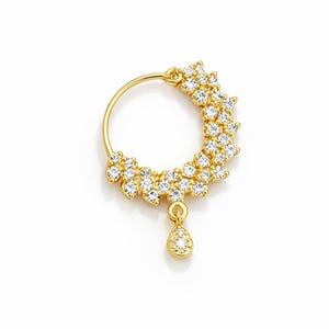 Meenakari Clip-On Nath