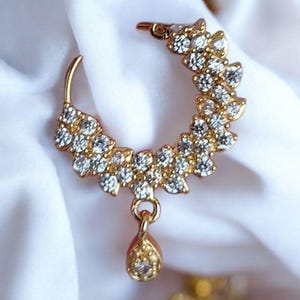 Meenakari Clip-On Nath — view 3