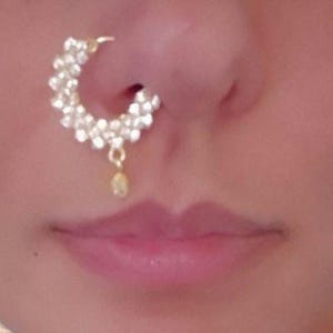 Meenakari Clip-On Nath — view 4