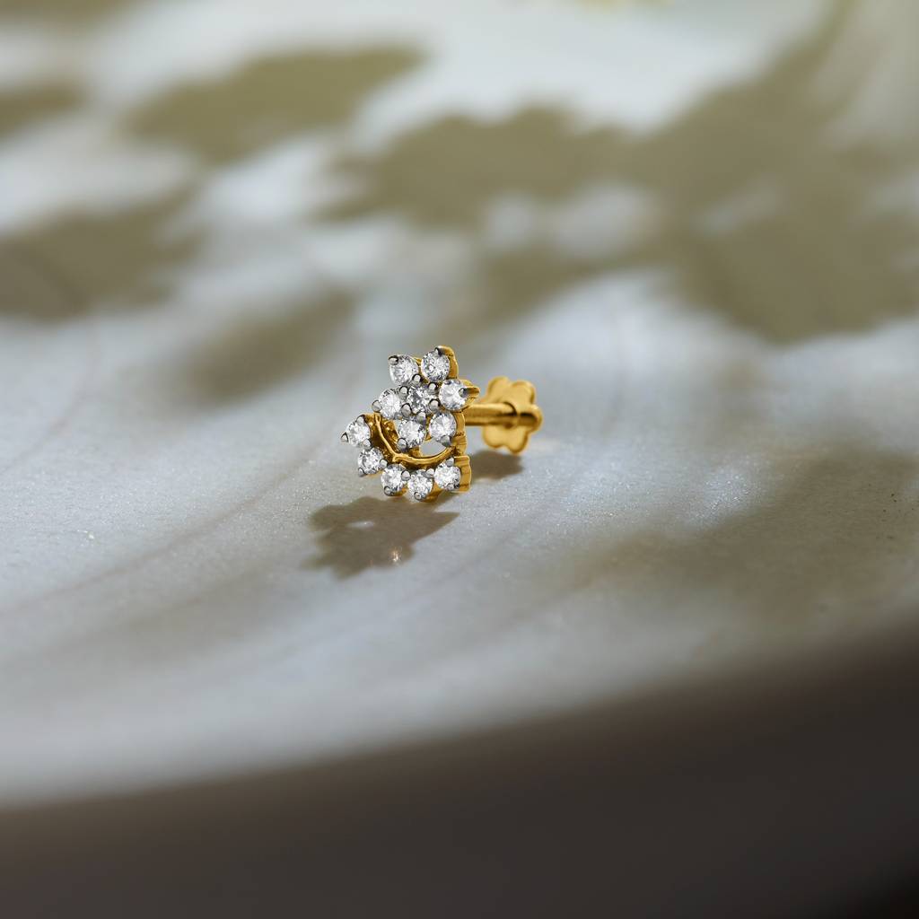 Tiny Diamond Nose Stud