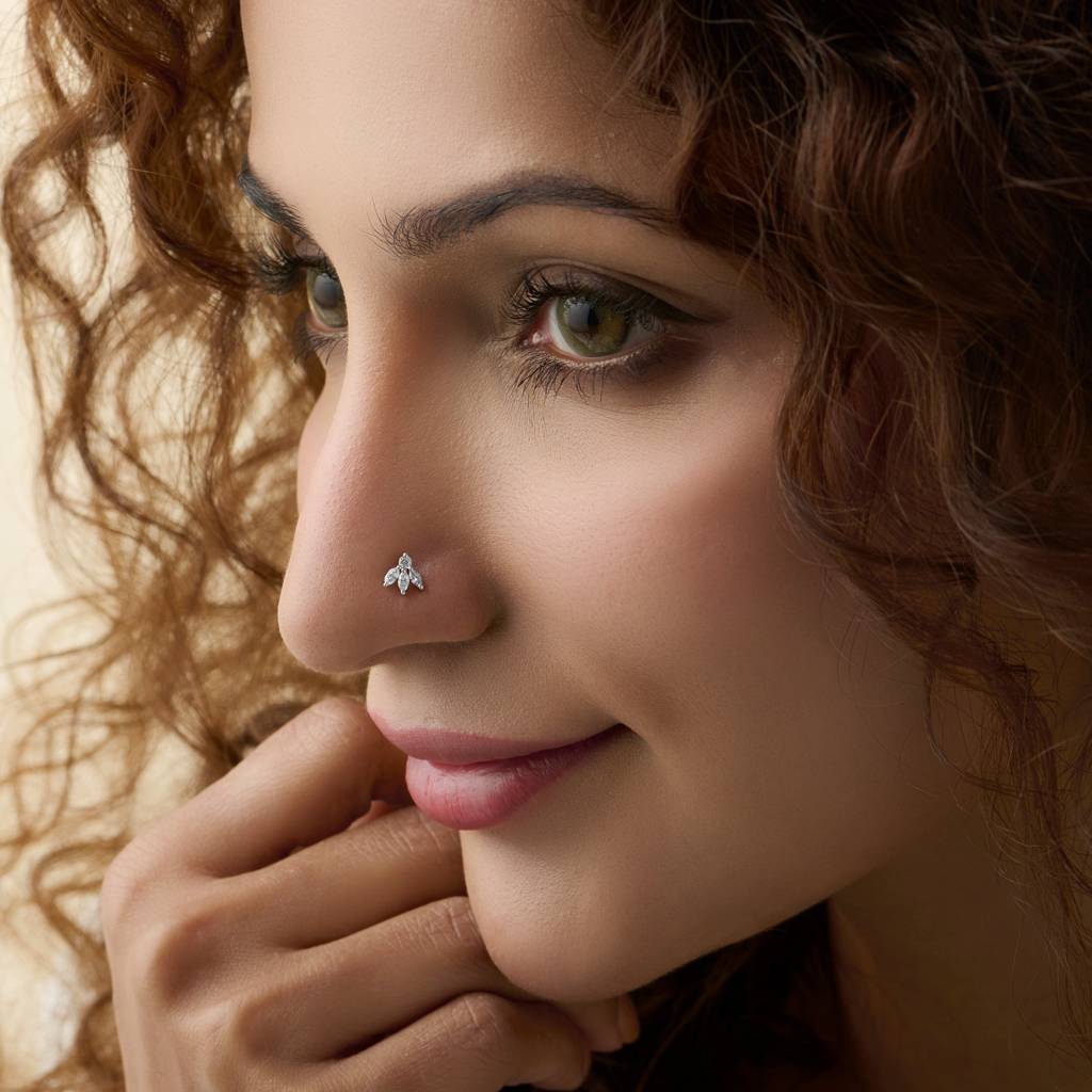 Minimal Diamond Stud — view 3