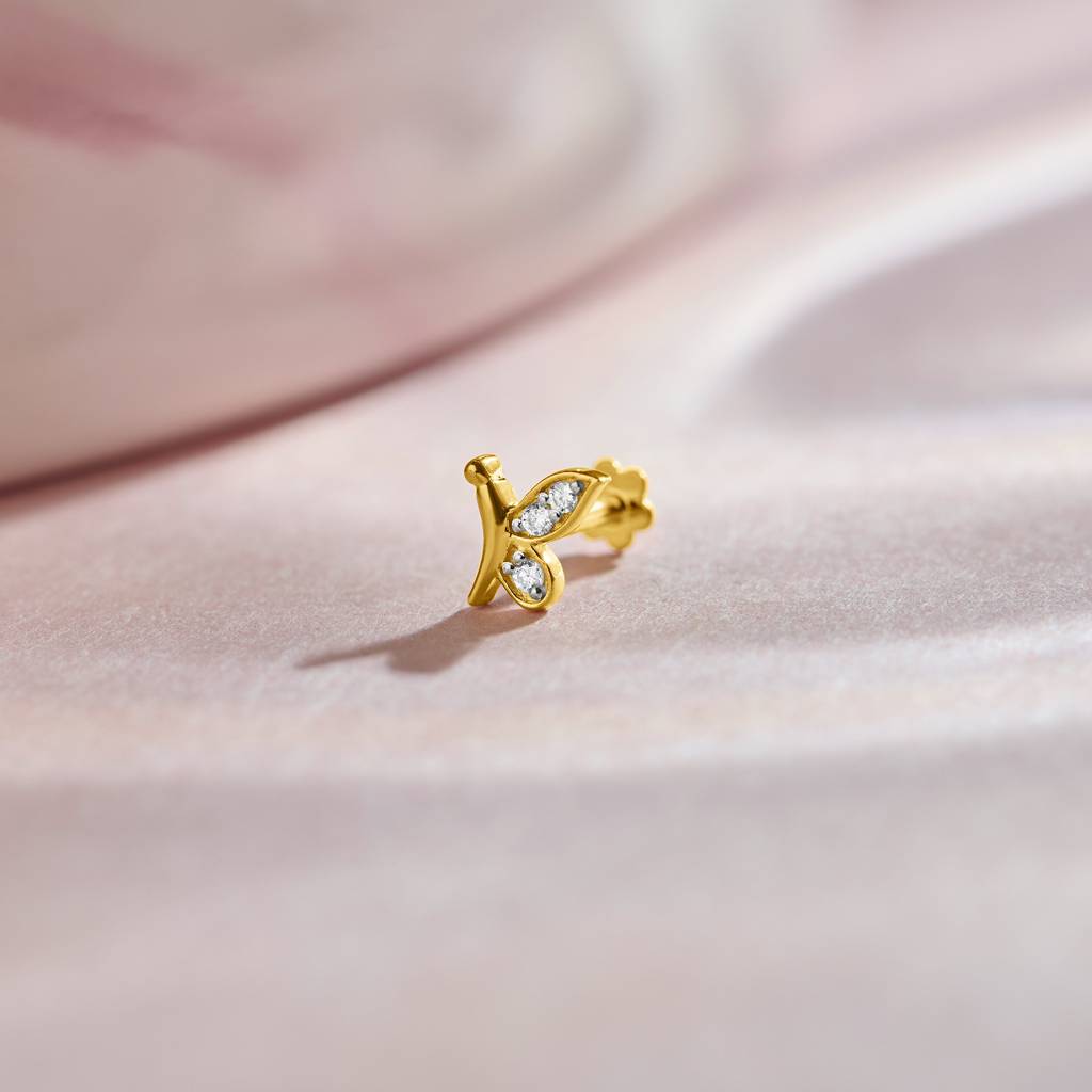 Simple Diamond Nose Stud