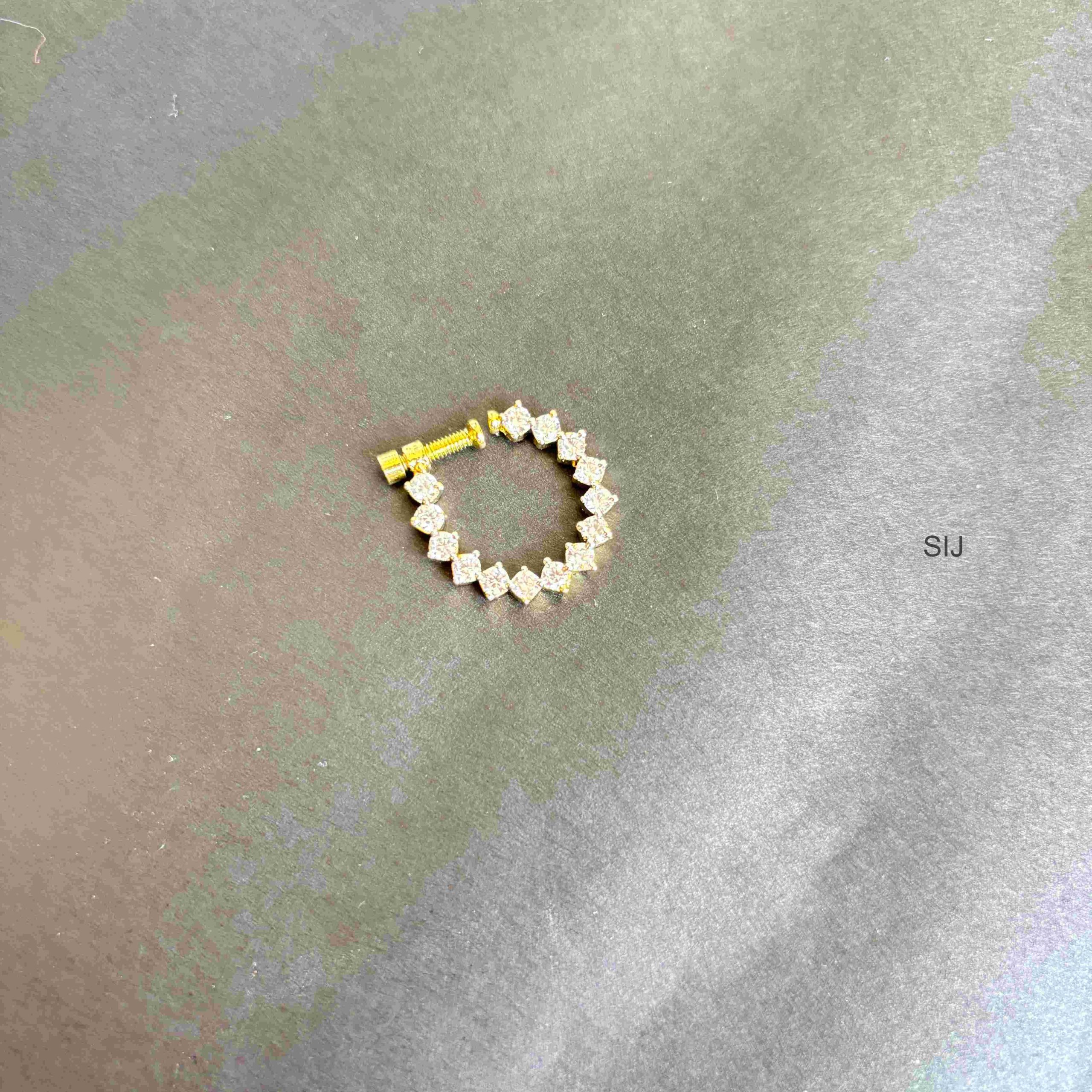 Simple Screw-Type Nose Pin — view 3