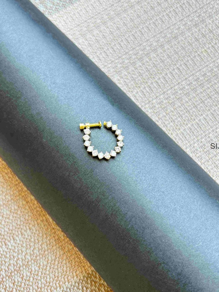 Simple Screw-Type Nose Pin