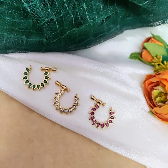Traditional Gold Nose Pin — view 6