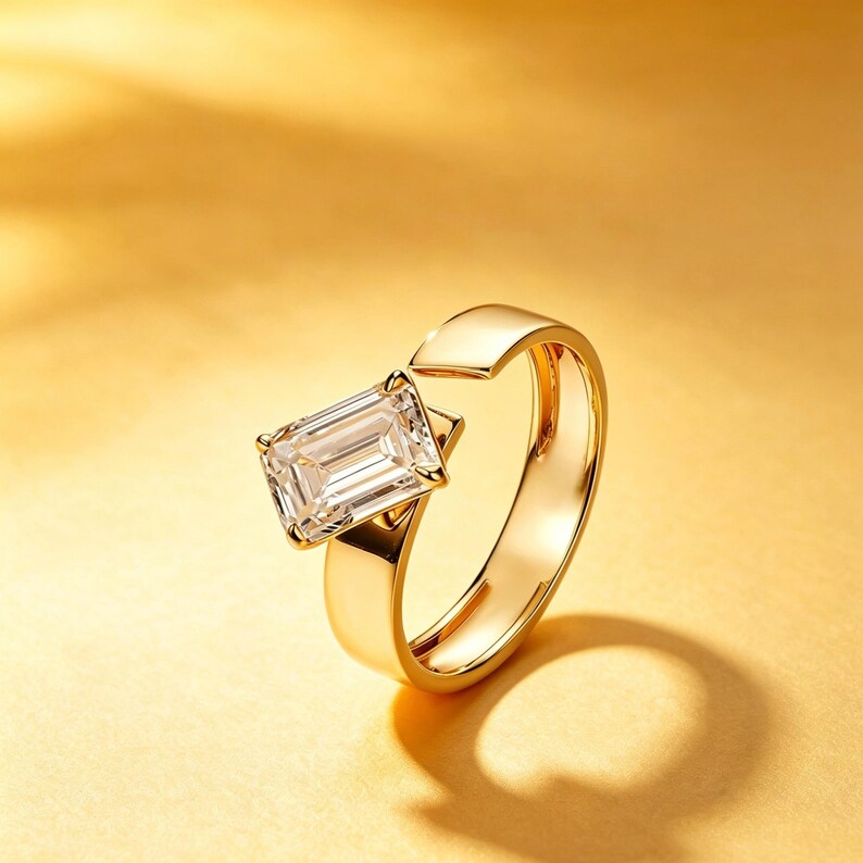 Classic Solitaire Engagement Ring — view 2