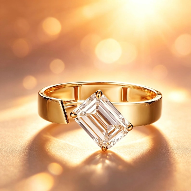 Classic Solitaire Engagement Ring — view 3