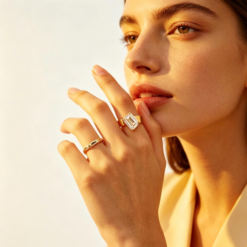 Classic Solitaire Engagement Ring — view 4