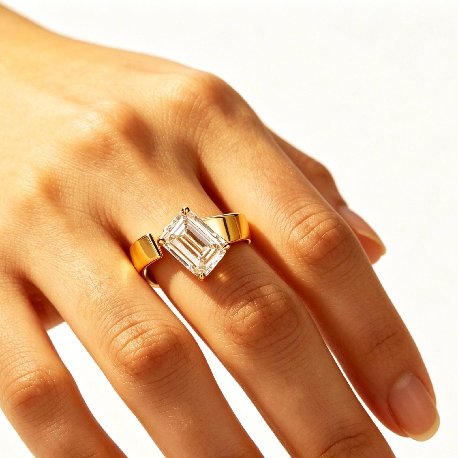 Classic Solitaire Engagement Ring — view 7