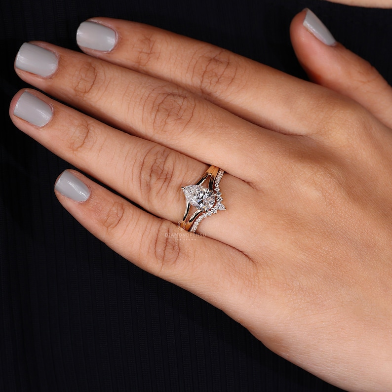 Vintage Style Solitaire Ring — view 3