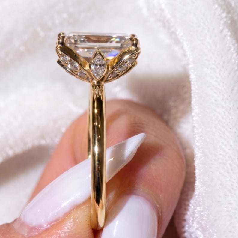 Radiant Diamond Ring — view 2