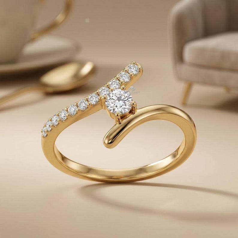 Elegant Halo Ring