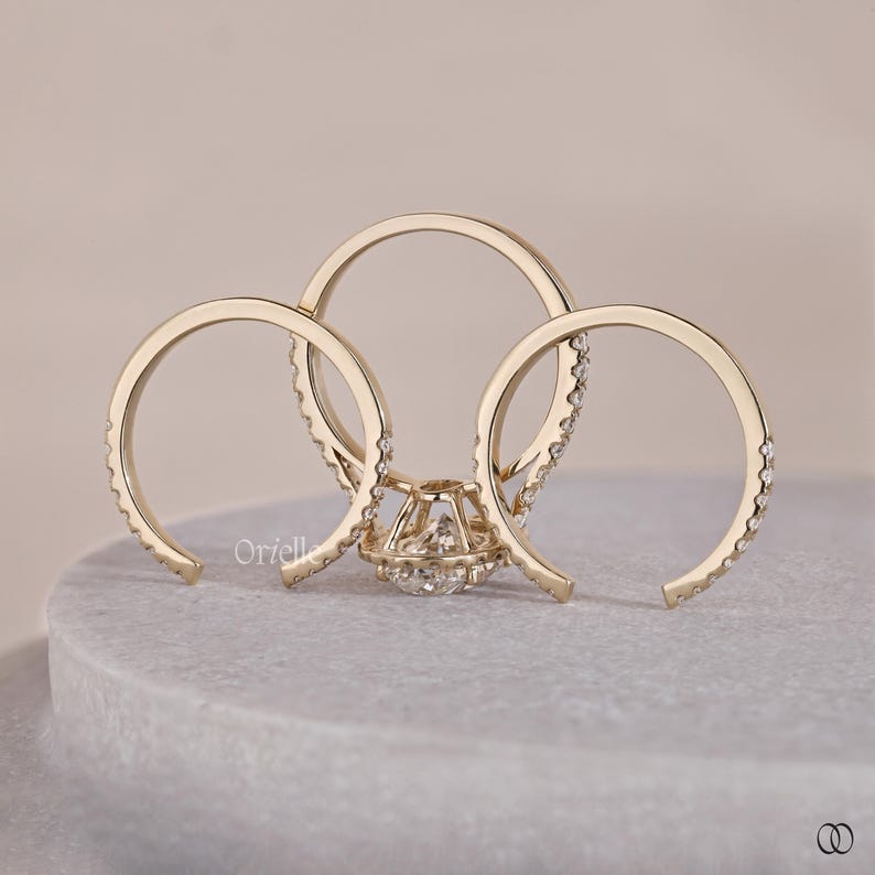 Modern Prong Ring — view 7