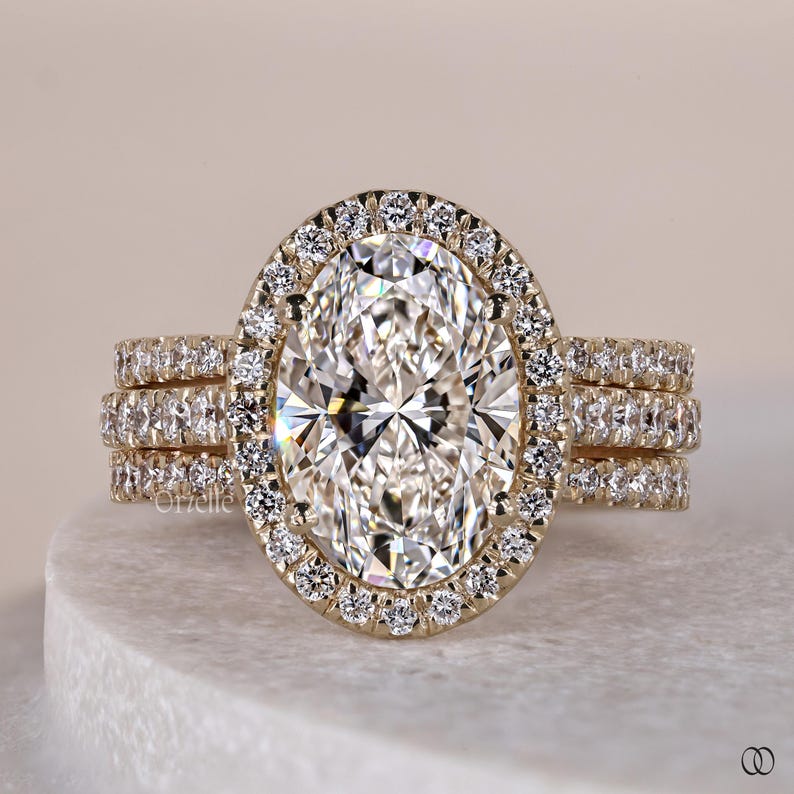 Modern Prong Ring — view 2