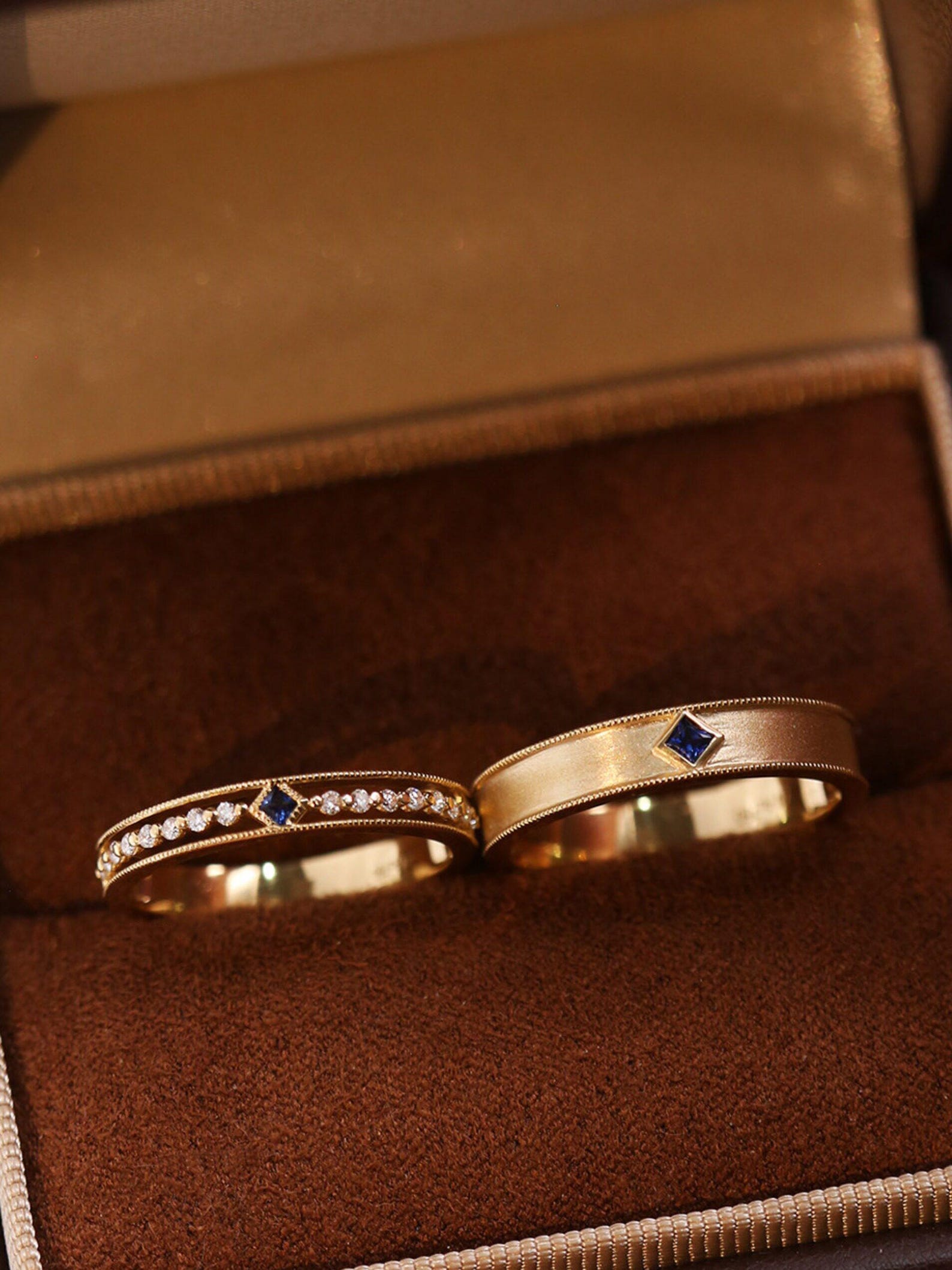 His & Her Diamond Rings — view 4