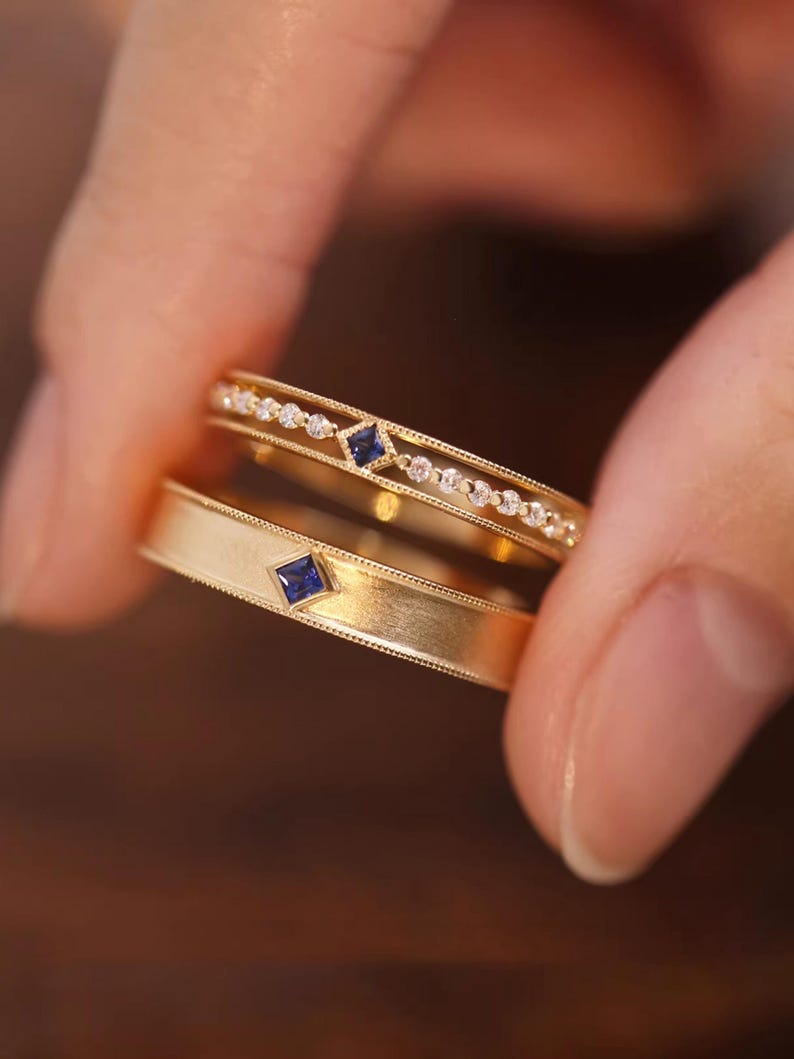His & Her Diamond Rings — view 5